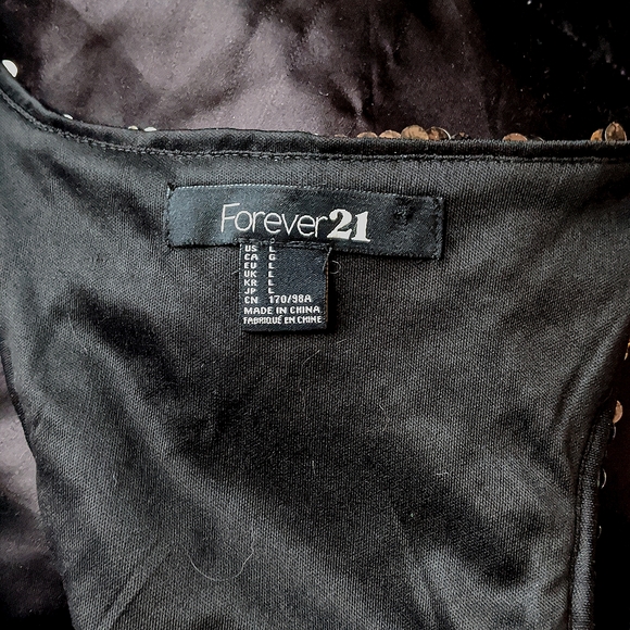 Gold Sequin Top - Picture 3 of 4